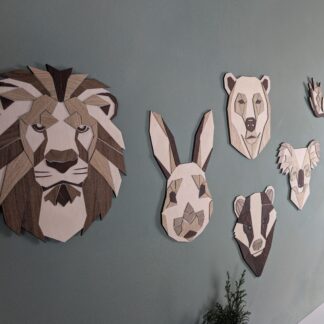 frithængende dyrehovede